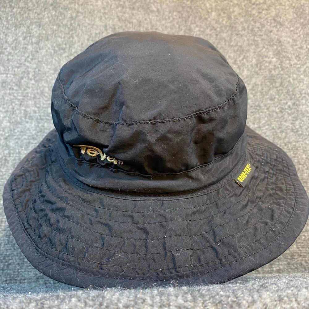 Vintage Teva Men's Adjustable Black Bucket Fishing Hat